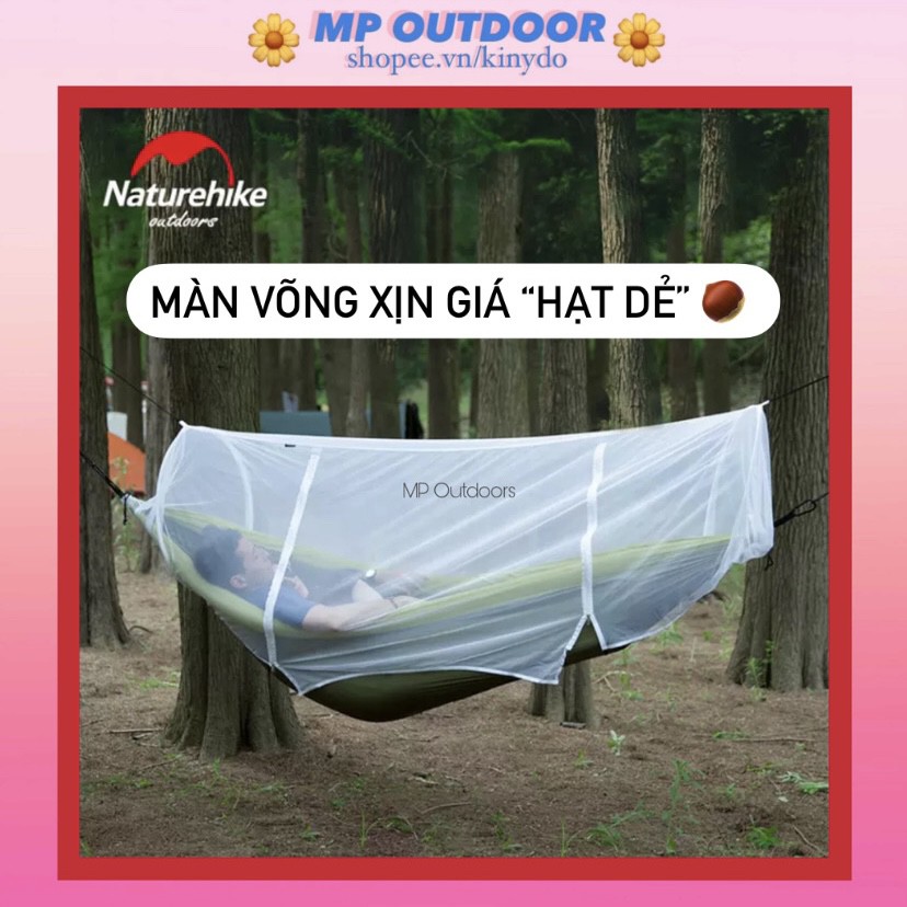 MÀN MÙNG VÕNG CHỐNG MUỖI CÔN TRÙNG NATUREHIKE NH18D003-C DU LỊCH DÃ NGOẠI CẮM TRẠI CAMPING OUTDOOR