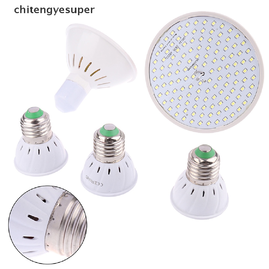 Chitengyesuper E27 LED Lamp Cup Corn Bulbs Glass Indoor SMD2835 Chip 220V Spot Light CGS