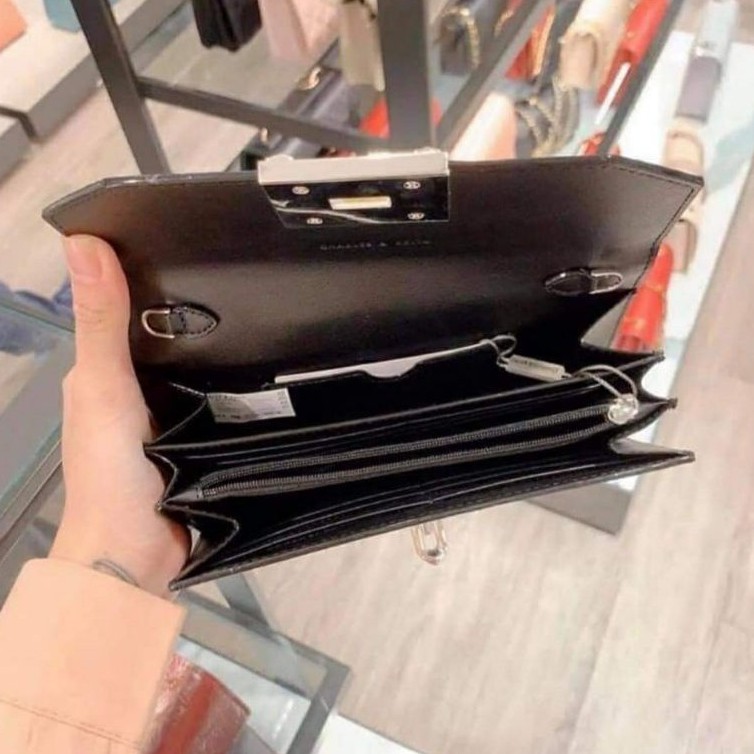 VÍ CNK KHÓA GẬP XUẤT XỊN KÈM QUAI CHÉO