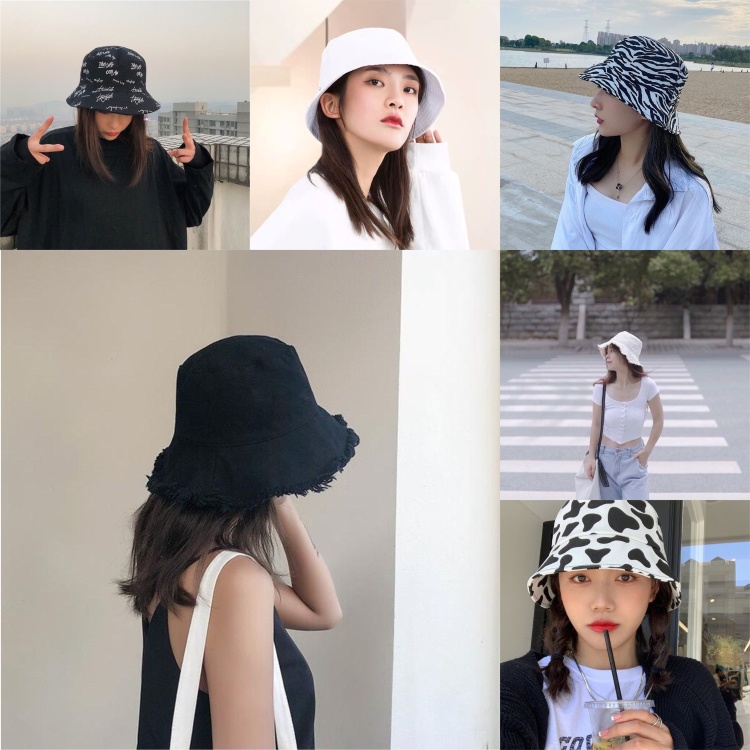 Mũ bucket ZIMI cho nam và nữ nhiều mẫu phong cách vintage siêu hot