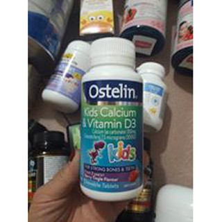 Canxi Ostelin con khủng long lọ 90 viên cho bé từ 2-13 tuổi