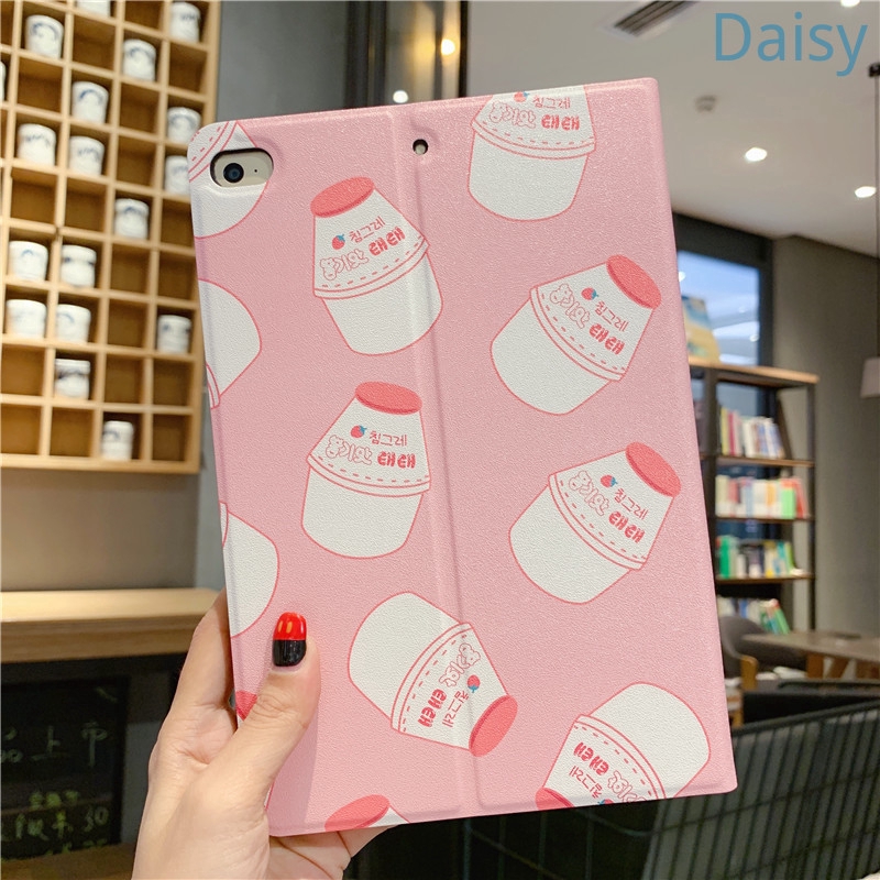 Bao da máy tính bảng hình sữa dâu tây/sữa chuối bảo vệ chống rơi cho 2018 IPAD 9.7 INCH AIR1 / 2 MINI1 / 2/3/4/5 | BigBuy360 - bigbuy360.vn