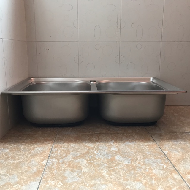 Trọn bộ chậu rửa chén 78 x 43