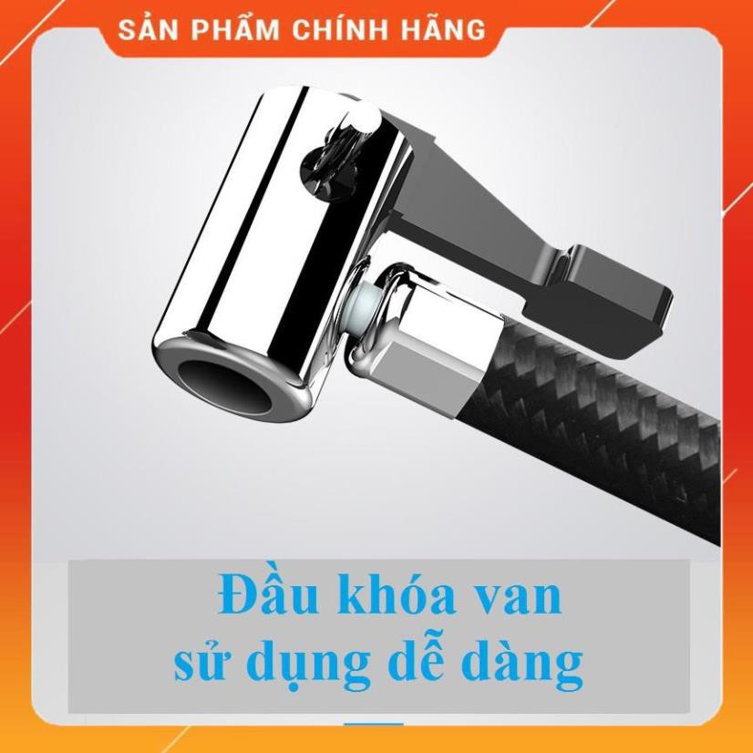 Máy bơm lốp ô tô, xe hơi điện tử thông minh tự ngắt AIKESI (QUÀ TẶNG)