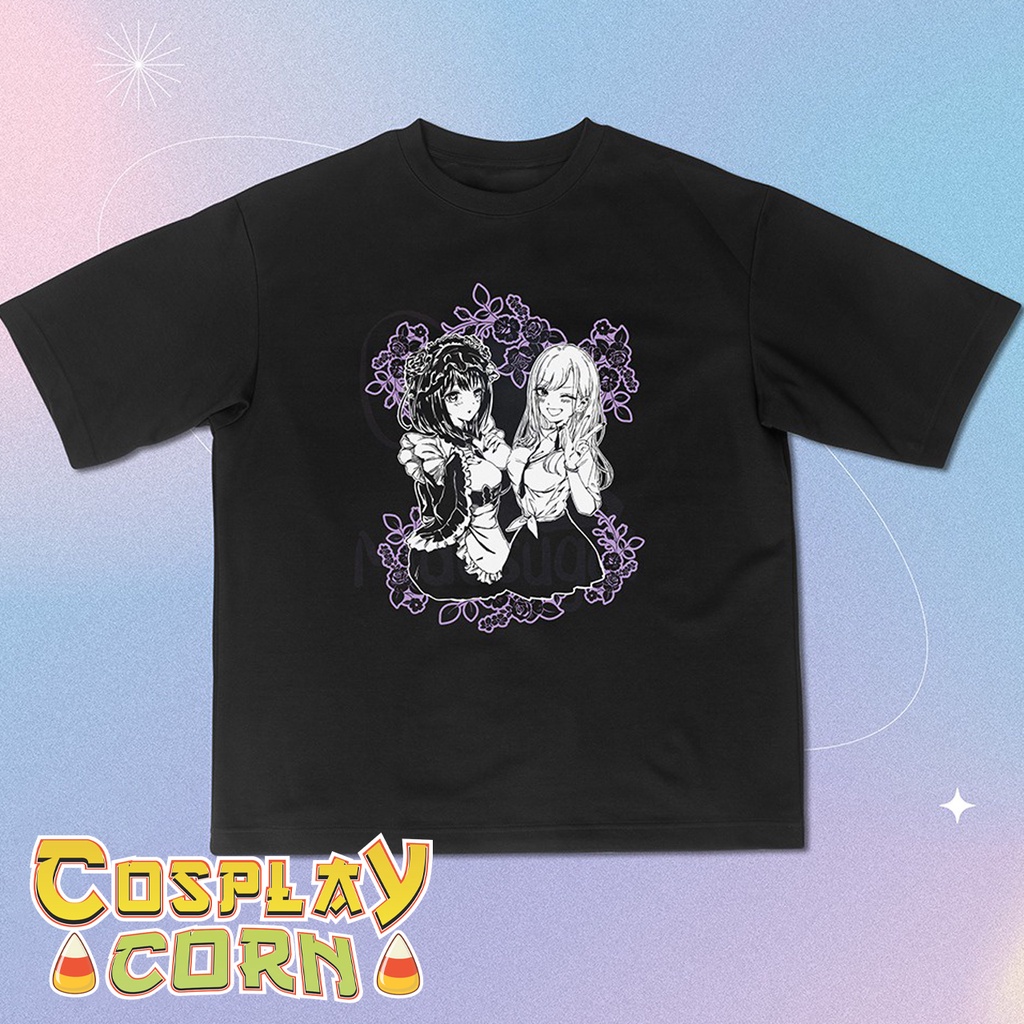 Áo Thun Unisex thiết kế AMG Anime Kimetsu no yaiba, Game Genshin Impact của artist MIAOSU & HAKO Oversize