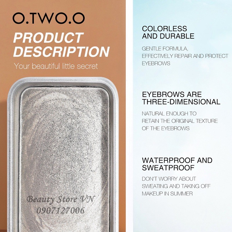 Sáp Định Hình Chân Mày [Set 3 Món] Lâu Trôi Không Thấm Nước 3D Cao Cấp | BigBuy360 - bigbuy360.vn