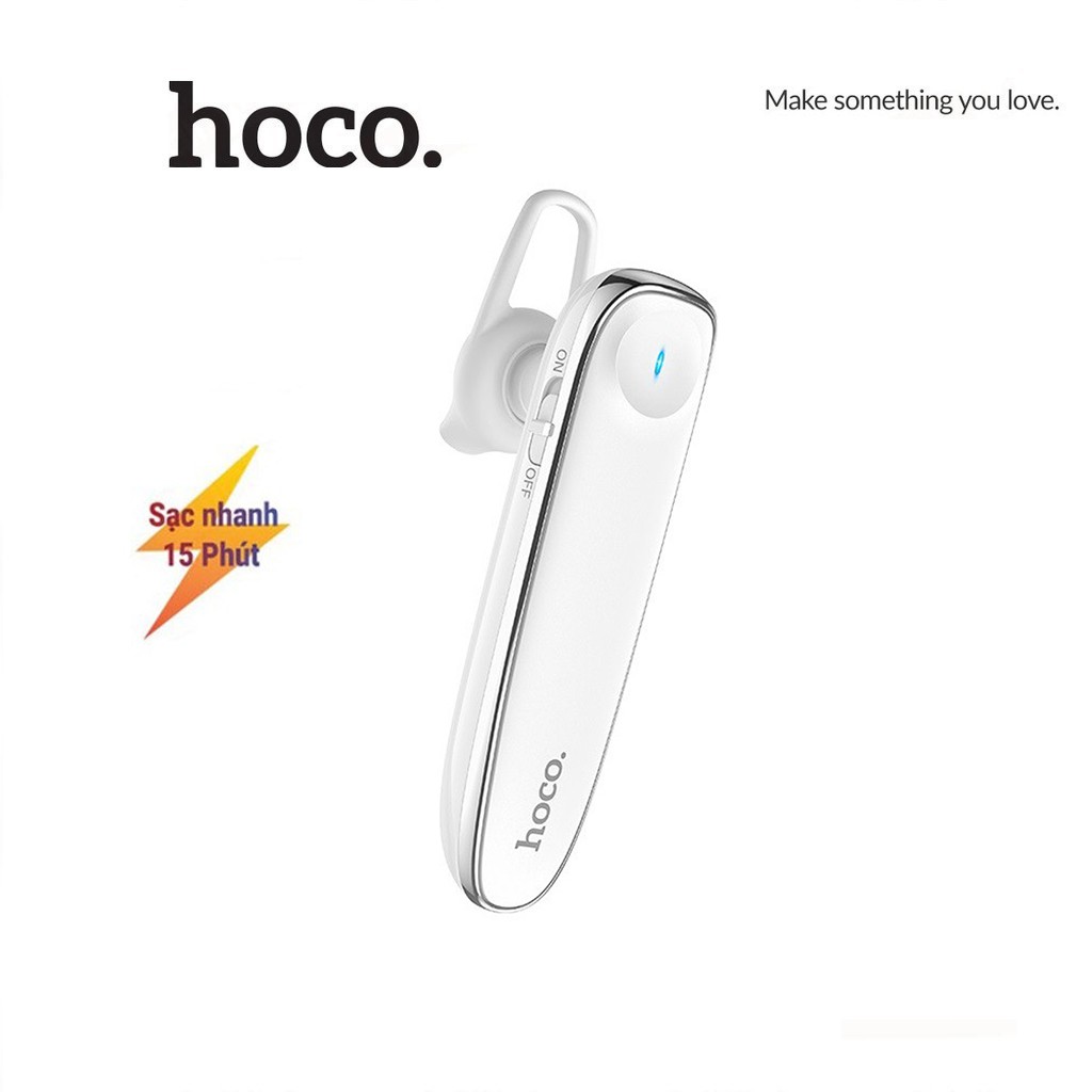Tai nghe không dây Hoco E49 Bluetooth V5.0 dung lượng 150mAh thời gian chờ 200 giờ