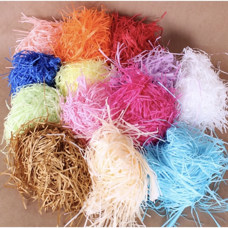 Giấy vụn trang trí hộp qà_50g