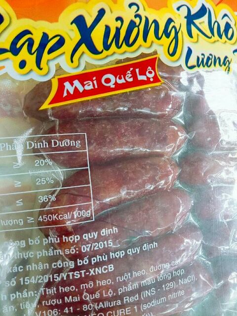 Lạp xưởng Sóc Trăng hiệu Lương Trân 1kg | BigBuy360 - bigbuy360.vn