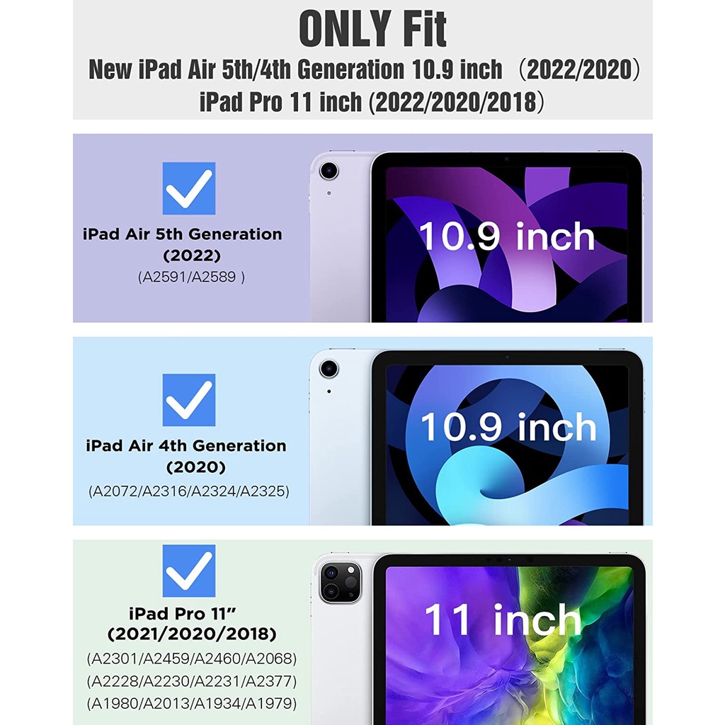Kính Bảo Vệ Màn Hình Cảm Ứng Cho iPad Air 5th / 4th Generation (10.9 inch 2022 / 2020) / iPad Pro 11 inch (2021 &amp; 2020 &amp; 2018)