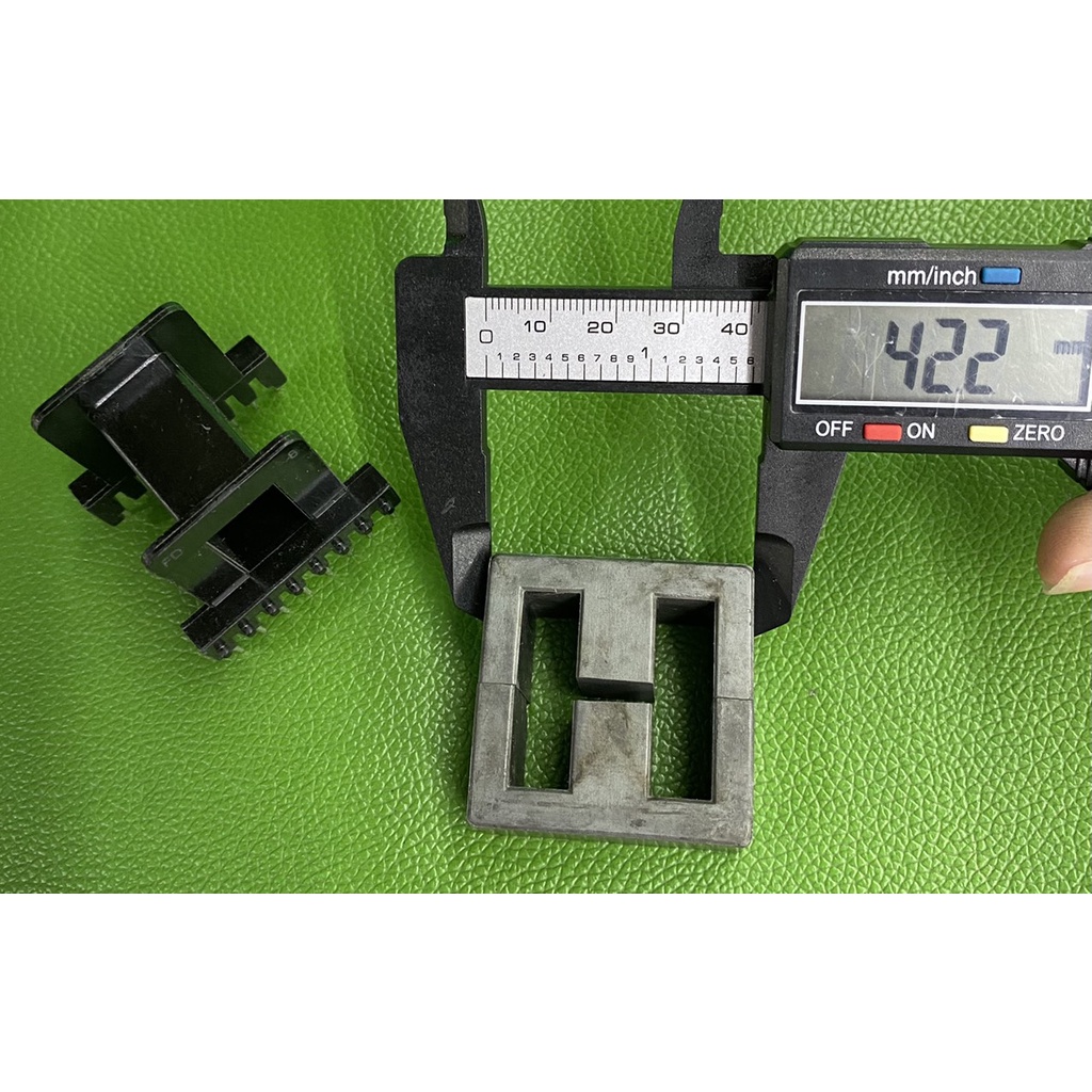 Lõi biến áp xung EE42x20mm vuông nằm HỞ  - linh kiện điện tử QUỲNH DIỄN