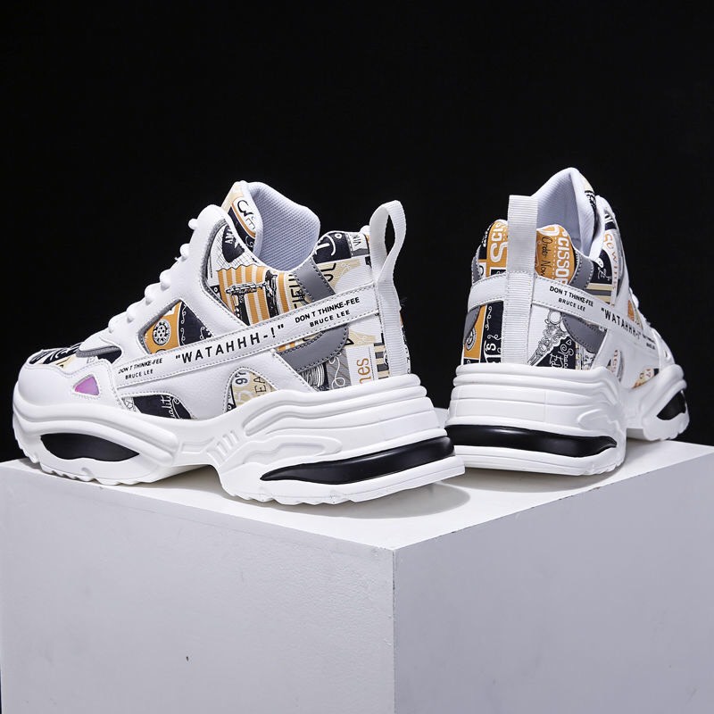 [Mã FAGREEN245 giảm tới 30K đơn 99K] Giày thể thao nam WataHHH Phối màu siêu đẹp , Giày nam đế cao 4,5cm mẫu mới 2021 | BigBuy360 - bigbuy360.vn