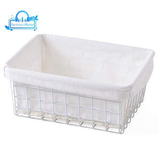 Rổ đựng đồ có miếng vải lót phong cách Nhật Bản đa năng tiện dụng