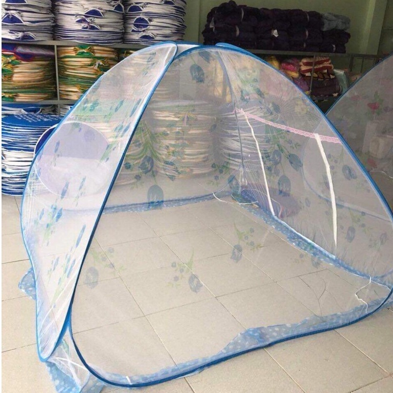 Màn chụp tự bung màn chụp tự động chống muỗi gấp gọn nhiều kích thước hàng Việt Nam