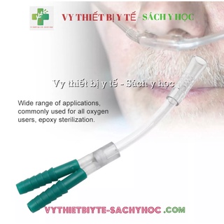 Đầu chia dây oxy cho máy tạo oxy hoặc bình oxy