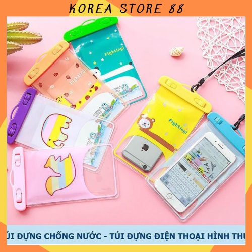 Túi đựng điện thoại chống nước đi mưa, đi biển siêu dễ thương 88066 KOREA STORE88