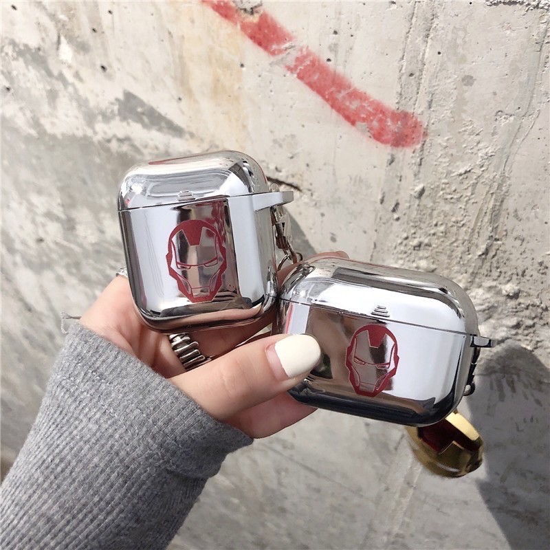 Case Airpod 1/2/pro/3 Trơn Đơn Giản MARVEL