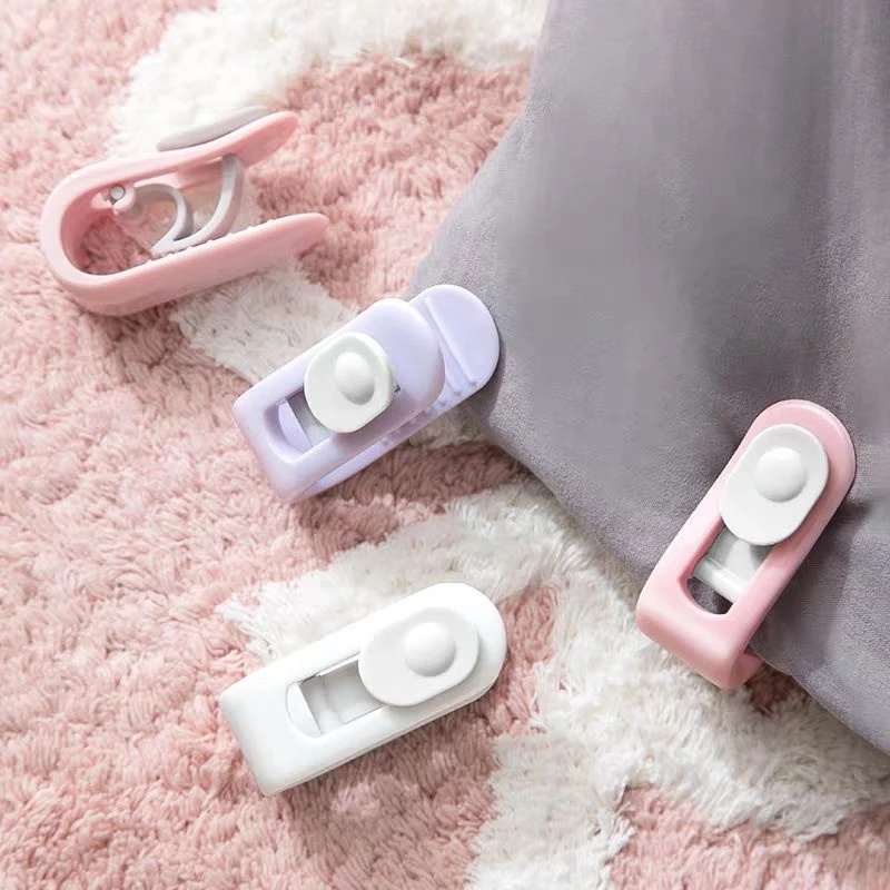 [Featured] 1Pc Safe Plastic Non-slip Bed Sheet Clips / Bed Cover Grippers Fasteners / Blankets Quilt Clip / Home Anti-run Kick Buckle