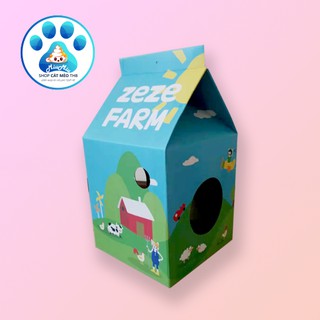 Nhà giấy Carton cho Mèo - Siêu dễ thương