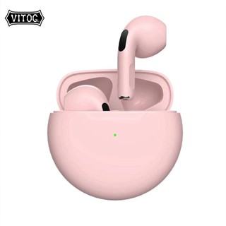 Tai Nghe Không Dây Vitog Pro 6 TWS Kết Nối Bluetooth Với Mic  -2021