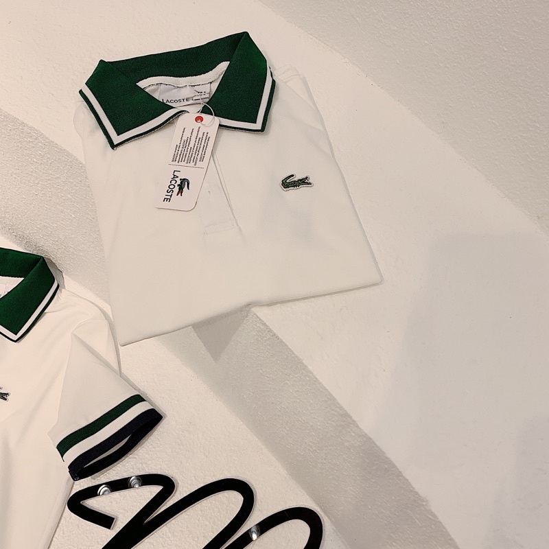 Polo  Viền Xanh Thêu Cá Sấu