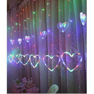 ĐÈN NHÁY MÀNH 12 SỢI HÌNH TRÁI TIM