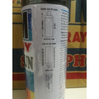 Sơn xịt ATM A 212 đen mờ (400ml)