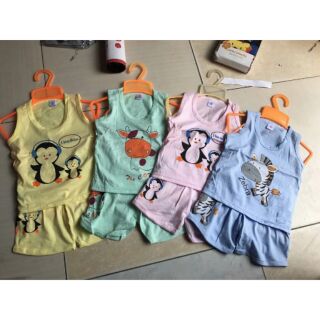 5 bộ quần áo sát nách cho bé