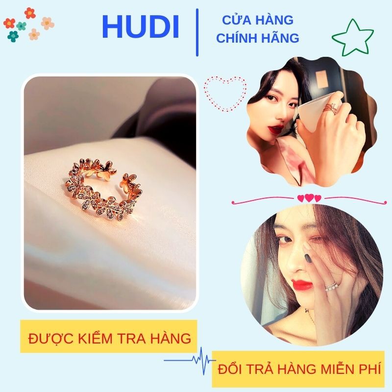 Nhẫn Đeo Ngón Tay [Hudi] - Nhẫn Thiết Kế Độc Đáo Thời Trang Cho Nữ - Mã NT006