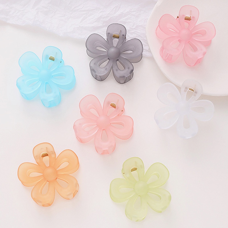 Kẹp Tóc Càng Cua Hình Bông Hoa Phong Cách Hàn Quốc Cho Nữ