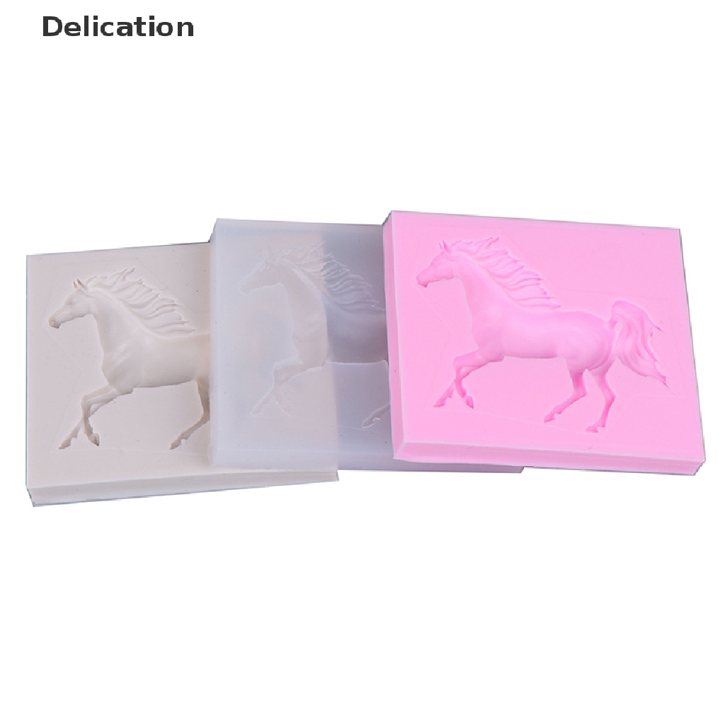 Khuôn Silicone Làm Bánh Hình Ngựa Một Sừng / Kẹo / Sô Cô La / Đường