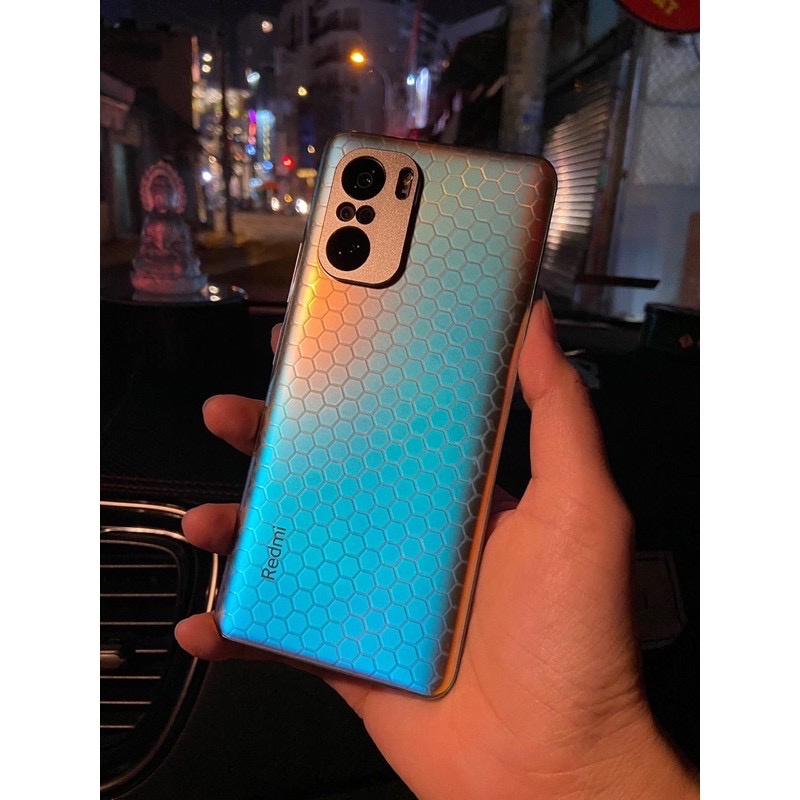 Dán PPF vân tổ ong LG V50, V60, G6 Chống xước lưng, họa tiết lục lăng, tặng kèm phụ kiện dán