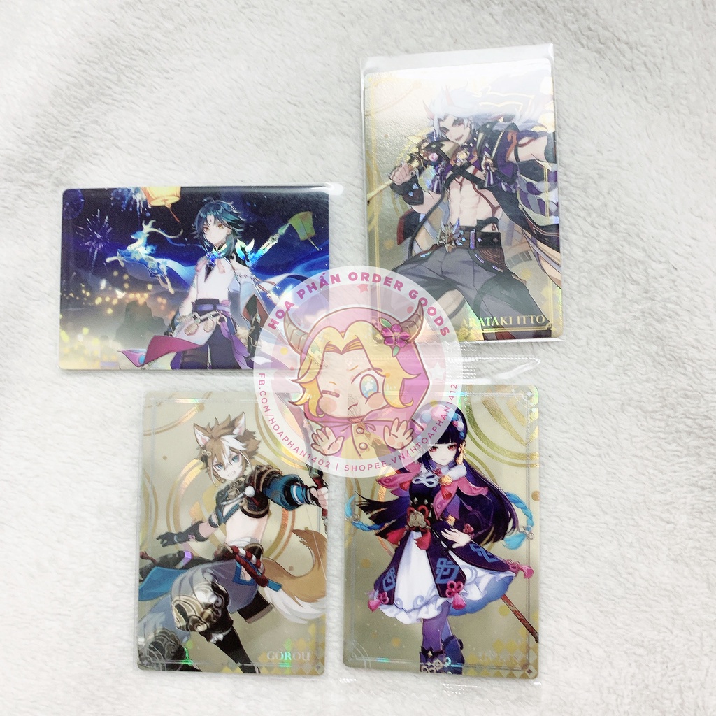 Combo card bánh xốp Genshin Impact vol.2