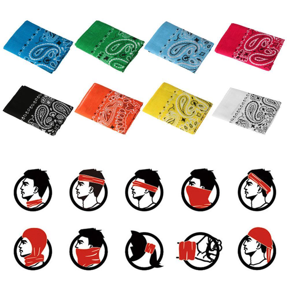 SHOUKEY Khăn Trùm Đầu Che Phủ Cổ / Mặt Họa Tiết Paisley