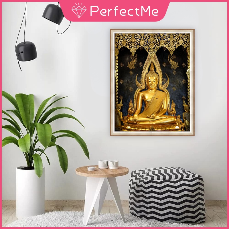 Bộ Tranh Đính Đá Tự Làm 40x50cm 2022 Hình Đức Phật