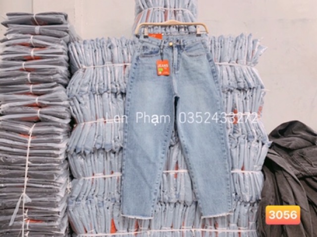 QUẦN JEAN TRƠN BAGGY🎯quần baggy xanh nhạt mã 3056 | BigBuy360 - bigbuy360.vn