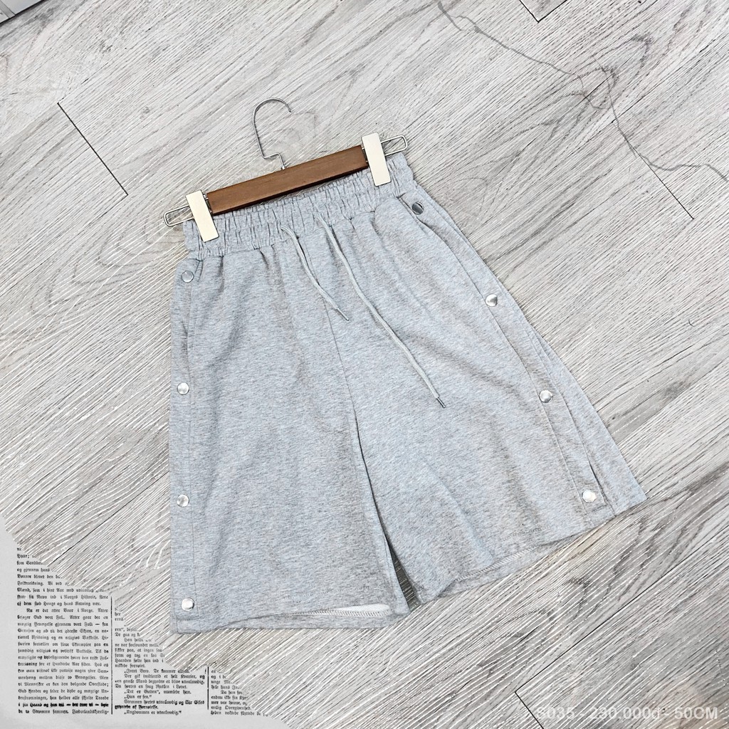 Quần Short Khuy Bấm 2 Bên - Mã Số: S035