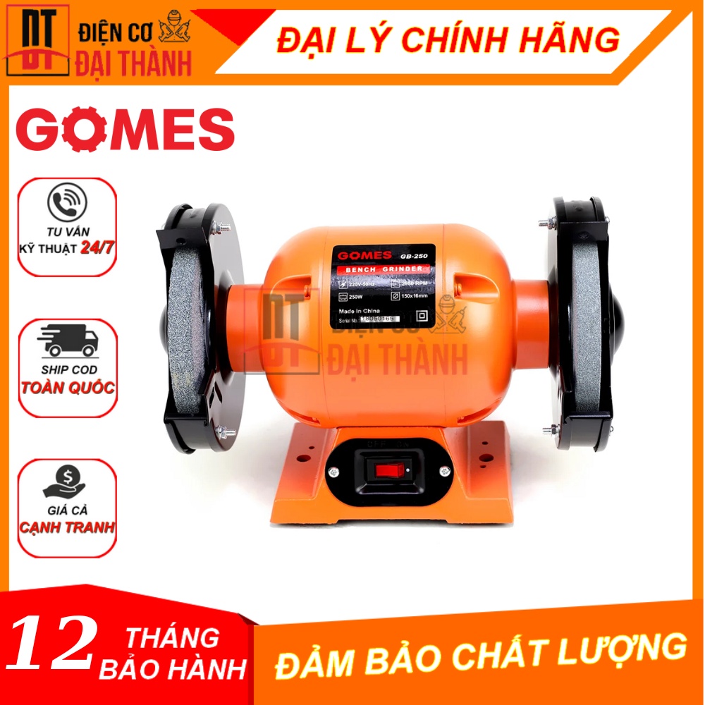 Máy mài hai đá Gomes GB-250 (150mm)