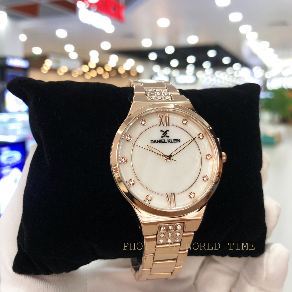 Đồng Hồ Nữ Daniel Klein DK12069 Chính Hãng Full Box, Chống Nước, Dây Thép