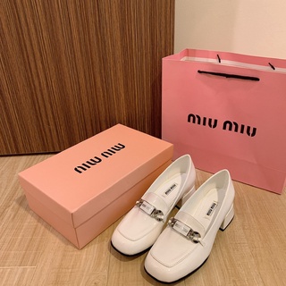💖fullbox💖 giày đốc nữ da bóng miu miu quảng châu loại 1
