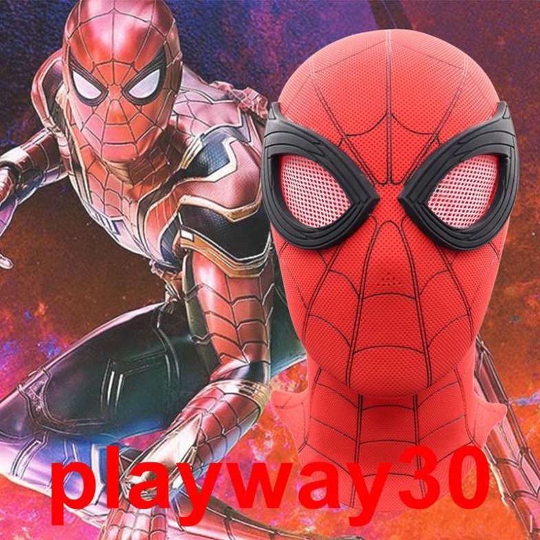 Mặt nạ hóa trang VẢI TRÙM ĐẦU SpiderMan Người Nhện ĐỎ và găng tay Nhện đồ chơi hóa trang Avengers Cosplay Halloween sinh