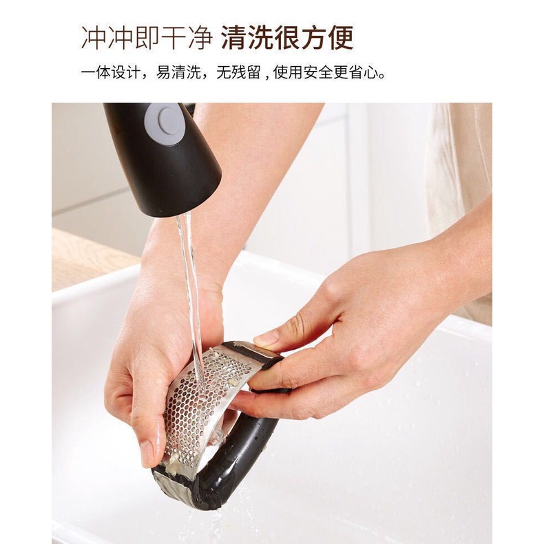 Dụng Cụ Nghiền Tỏi Bằng Thép Không Gỉ
