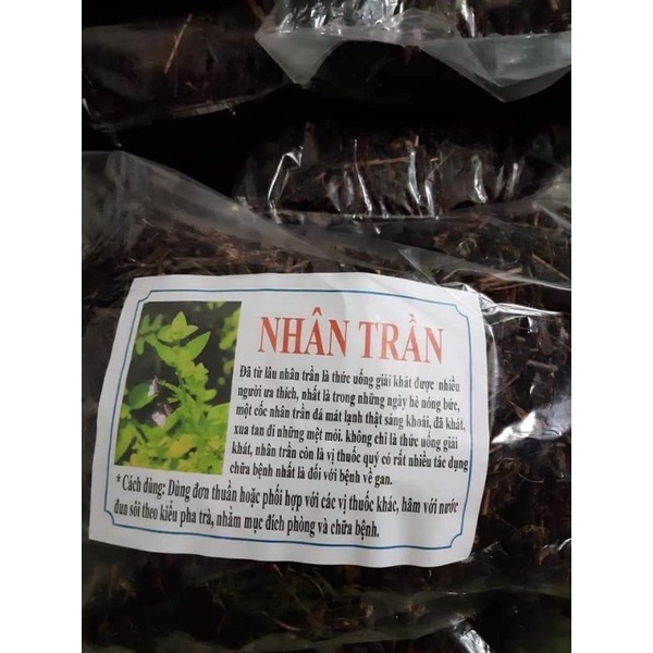 (Giá 1kg) Nhân trần khô hàng thơm chuẩn chất lượng.ngon nước