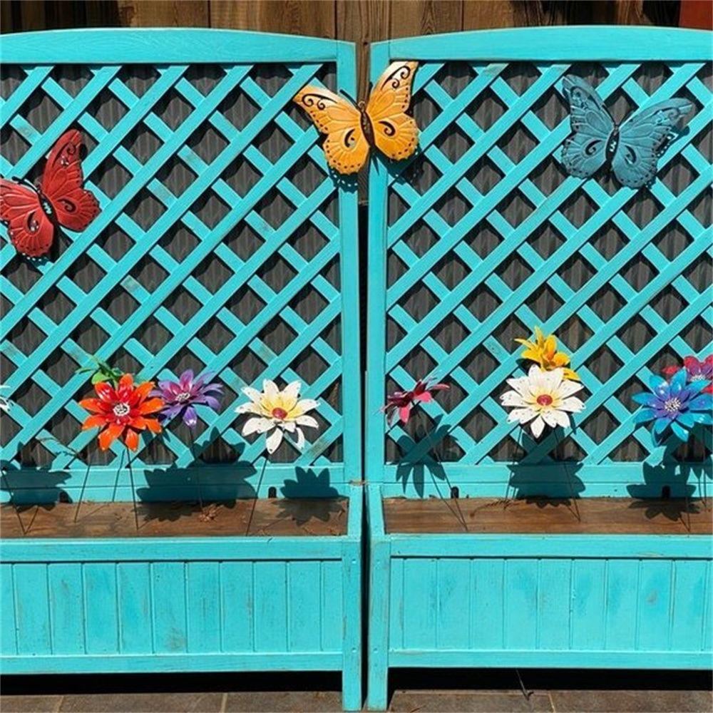 Nickolas Chậu Hoa Sắt Hàn Quốc Đầy Màu Sắc Thú Vị Vui Nhộn Cho Hoạt Động Ngoài Trời Cả Năm