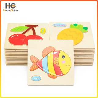 Tranh ghép 3D bằng gỗ an toàn cho bé