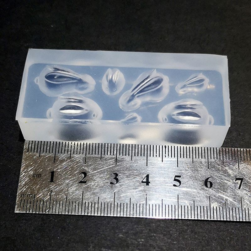 Khuôn Silicone Làm Mặt Dây Chuyền Hình Thỏ