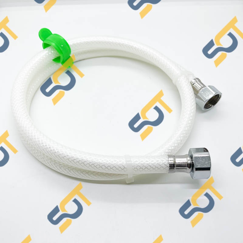 Dây Cấp Nước, Dây Nhựa Dẫn Nước Nhựa Tán Hợp Kim Inox Ren Trong 21 Cấp Nước Bồn Chén, Vòi Sen