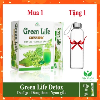 Bột Cần Tây, Tảo xoắn, Diệp lục - Green Life Detox - Hỗ trợ giảm cân hiệu quả, thanh nhiệt giải độc, làm đẹp da