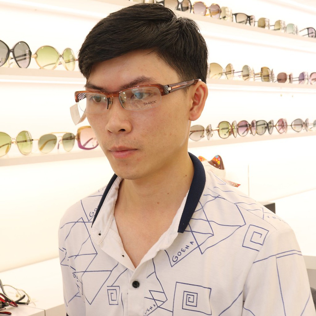 (Hàng chính hãng) Gọng kính nam nữ Alain Mikli dòng Starck Eyes PL0839 màu sắc thời trang