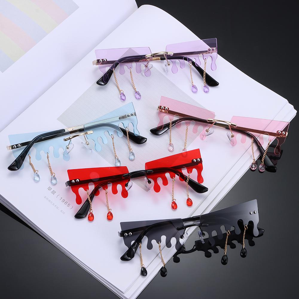 XIANTIN Kính Mát Hình Ngọn Lửa Dùng Hóa Trang Đường Phố